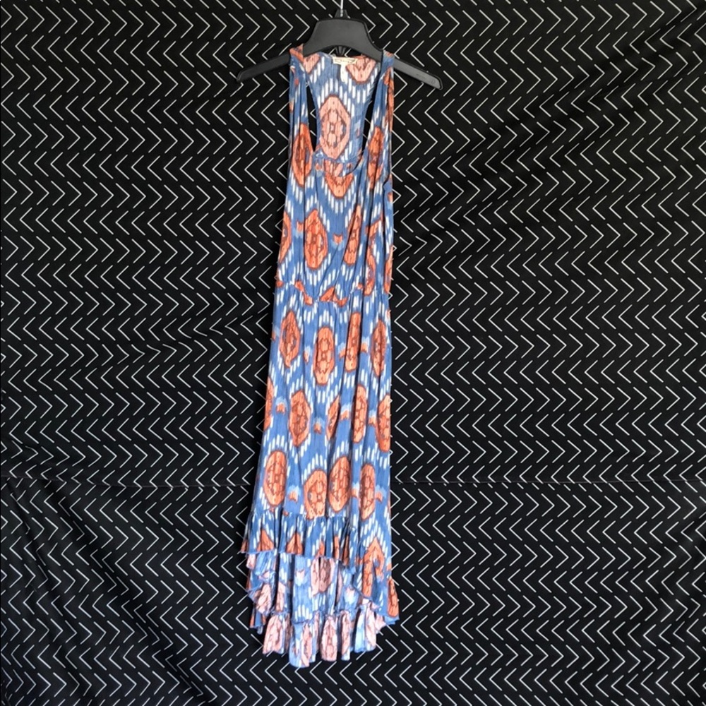 Hi-low razor back dress